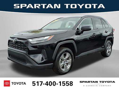 Midnight Black Metallic 2025 Toyota RAV4 Hybrid SE