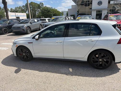 Opal White 2023 Volkswagen Golf GTI 2.0T SE DSG