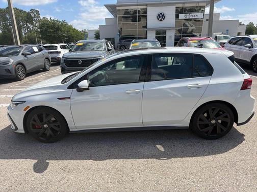Opal White 2023 Volkswagen Golf GTI 2.0T SE DSG