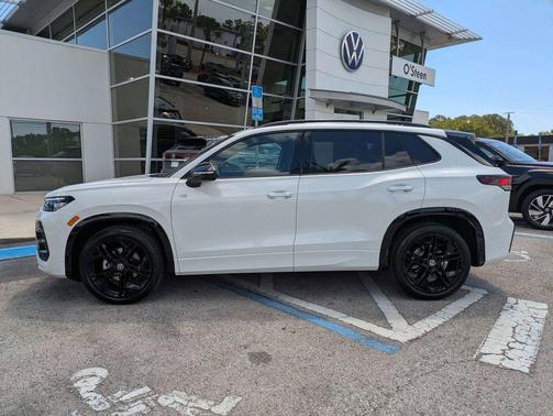 opal white pearl 2026 Volkswagen Tiguan 2.0T SE R-Line Black