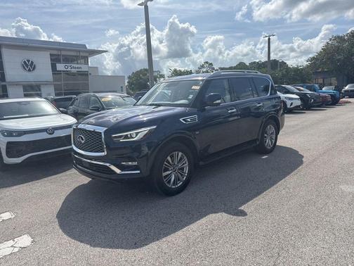 Hermosa Blue 2018 INFINITI QX80 Base