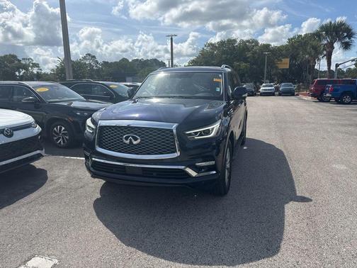 Hermosa Blue 2018 INFINITI QX80 Base