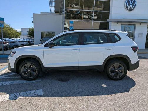 Pure White 2026 Volkswagen Taos S