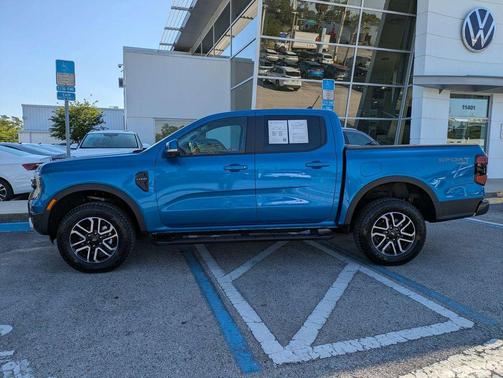 Velocity Blue Metallic 2025 Ford Ranger LARIAT