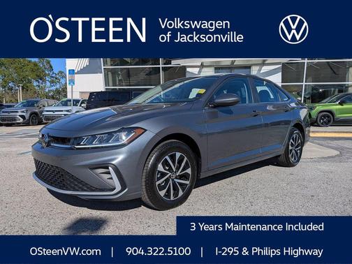 Platinum Gray Metallic 2026 Volkswagen Jetta 1.4T S