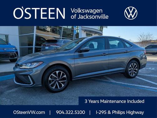 Platinum Gray Metallic 2026 Volkswagen Jetta 1.4T S