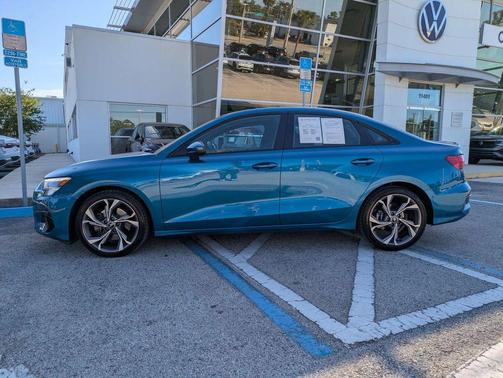 Atoll Blue Metallic 2023 Audi A3 Premium