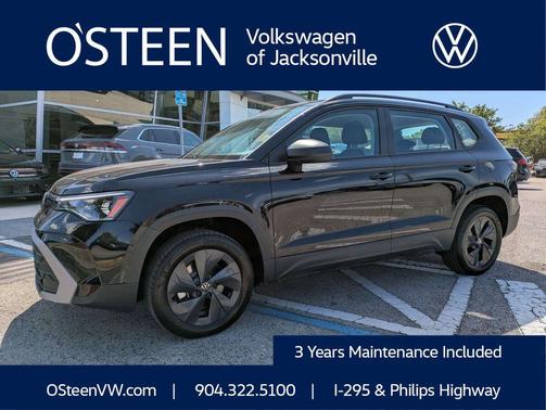 Deep Black Pearl 2026 Volkswagen Taos S