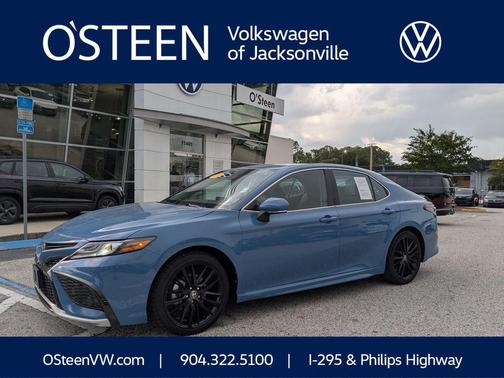 Blue 2024 Toyota Camry XSE