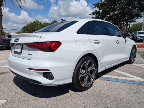 Glacier White Metallic 2023 Audi A3 Premium