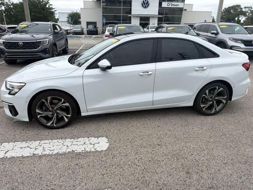 Glacier White Metallic 2023 Audi A3 Premium
