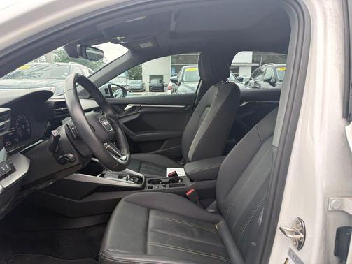 Glacier White Metallic 2023 Audi A3 Premium