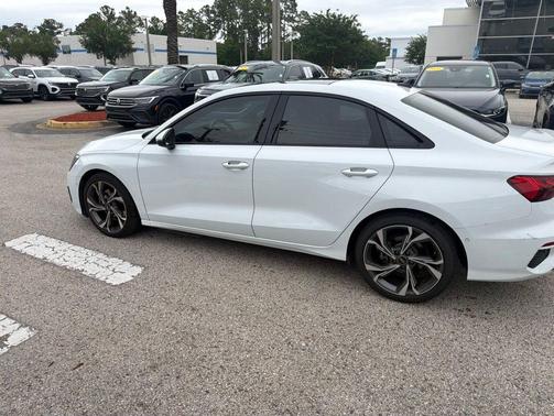 Glacier White Metallic 2023 Audi A3 Premium