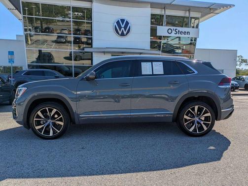 Gray 2025 Volkswagen Atlas Cross Sport 2.0T SEL Premium