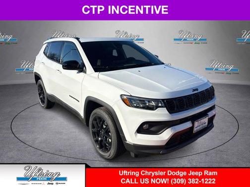 Bright White Clearcoat 2026 Jeep Compass Latitude