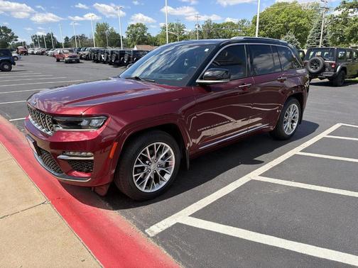 Velvet Red Pearlcoat 2023 Jeep Grand Cherokee Summit