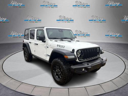 Bright White Clearcoat 2025 Jeep Wrangler 4xe Willys