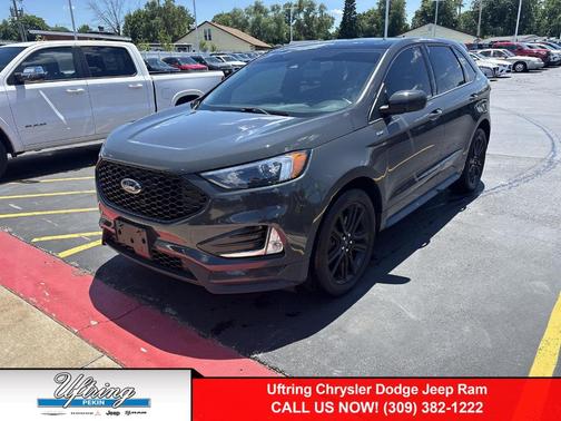 Gray 2021 Ford Edge ST Line