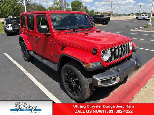 Firecracker Red Clearcoat 2025 Jeep Wrangler 4xe Sahara