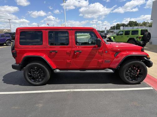 Firecracker Red Clearcoat 2025 Jeep Wrangler 4xe Sahara
