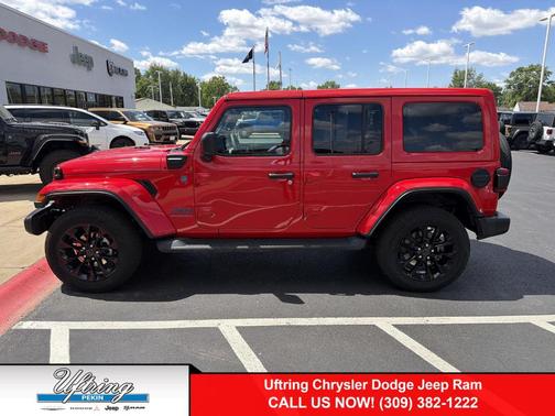 Firecracker Red Clearcoat 2025 Jeep Wrangler 4xe Sahara