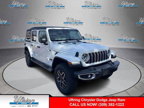 Bright White Clearcoat 2026 Jeep Wrangler 4-Door Sahara 4x4