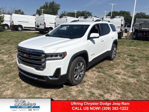 Summit White 2021 GMC Acadia AWD SLT