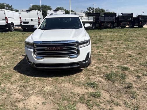 Summit White 2021 GMC Acadia AWD SLT