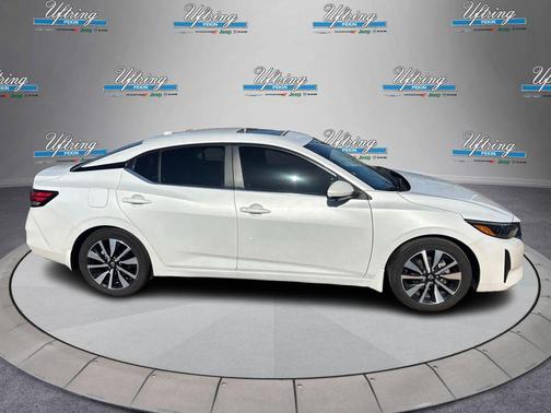 Aspen White Tricoat 2024 Nissan Sentra SV