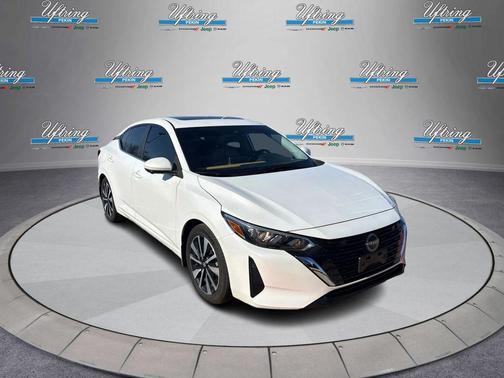 Aspen White Tricoat 2024 Nissan Sentra SV