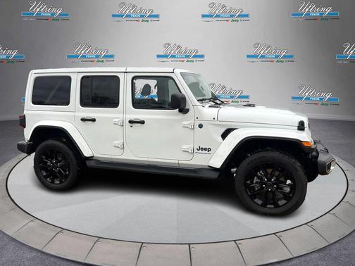 Bright White Clearcoat 2025 Jeep Wrangler 4xe Sahara