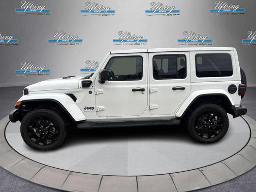 Bright White Clearcoat 2025 Jeep Wrangler 4xe Sahara
