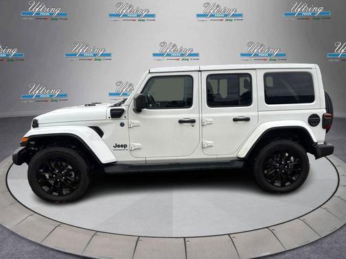 Bright White Clearcoat 2025 Jeep Wrangler 4xe Sahara