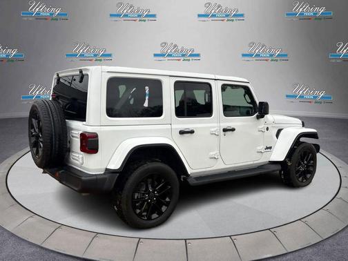 Bright White Clearcoat 2025 Jeep Wrangler 4xe Sahara