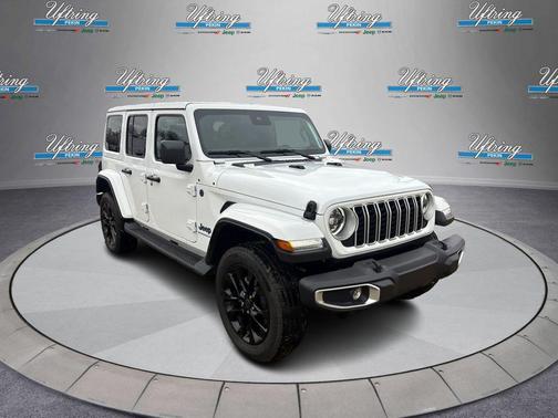 Bright White Clearcoat 2025 Jeep Wrangler 4xe Sahara