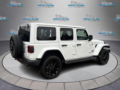 Bright White Clearcoat 2025 Jeep Wrangler 4xe Sahara