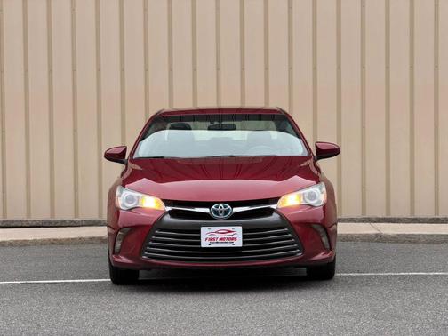 Ruby Flare Pearl 2015 Toyota Camry Hybrid LE