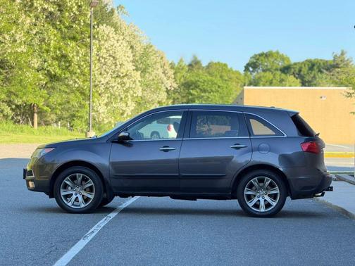 Gray 2010 Acura MDX 3.7 L Advance