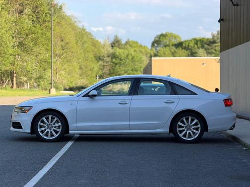 White 2015 Audi A6 3.0T Premium Plus