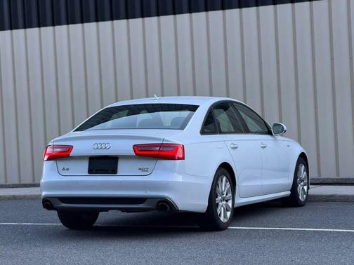 White 2015 Audi A6 3.0T Premium Plus
