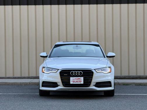 White 2015 Audi A6 3.0T Premium Plus