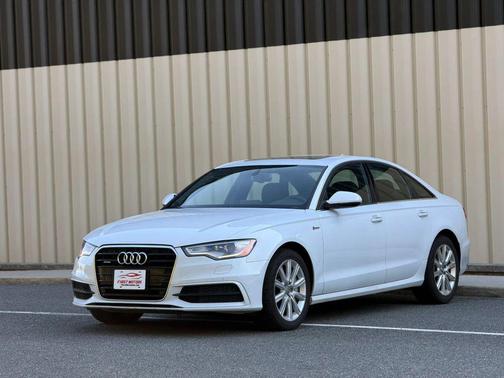 White 2015 Audi A6 3.0T Premium Plus