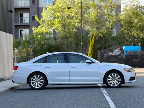 White 2015 Audi A6 3.0T Premium Plus