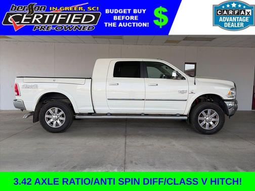 Pearl White 2018 RAM 2500 Longhorn