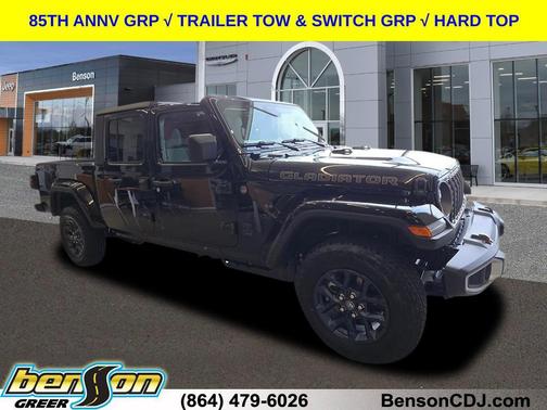 Black Clearcoat 2026 Jeep Gladiator 85th Anniversary Edition