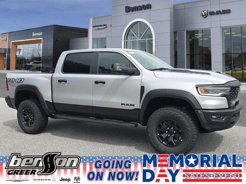 Silver Zynith 2026 RAM 1500 RHO Crew Cab 4x4 5'7' Box
