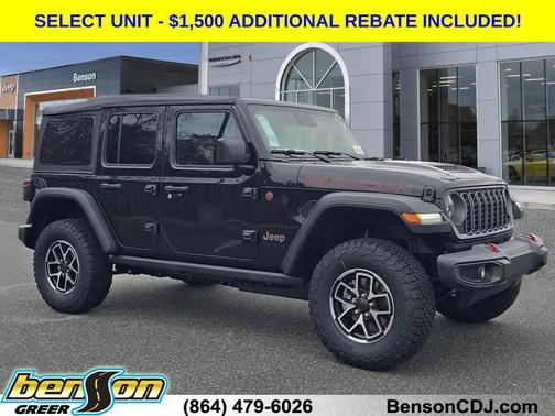 Black Clearcoat 2026 Jeep Wrangler Rubicon