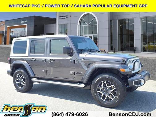 Granite Crystal Metallic Clearcoat 2026 Jeep Wrangler 4-Door Sahara 4x4
