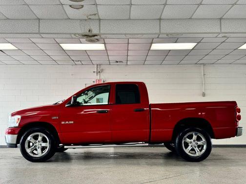 Flame Red Clearcoat 2008 Dodge Ram 1500 SLT Quad Cab