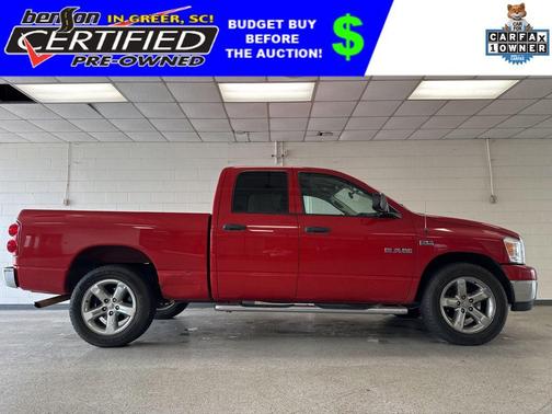 Flame Red Clearcoat 2008 Dodge Ram 1500 SLT Quad Cab